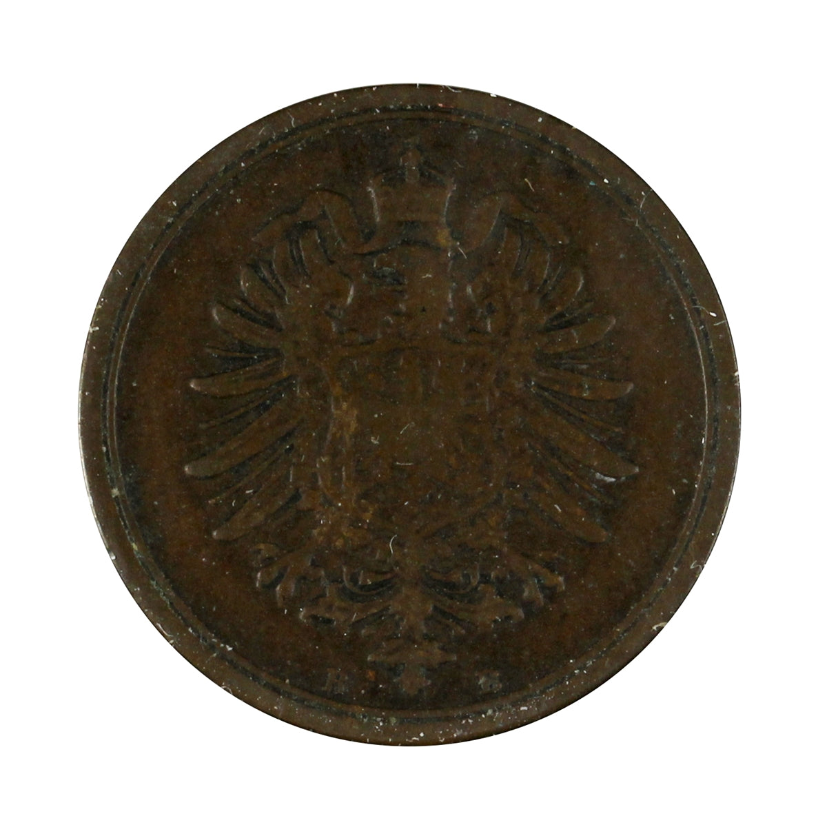 German Empire 1875B Pfennig Extra Fine (EF40)