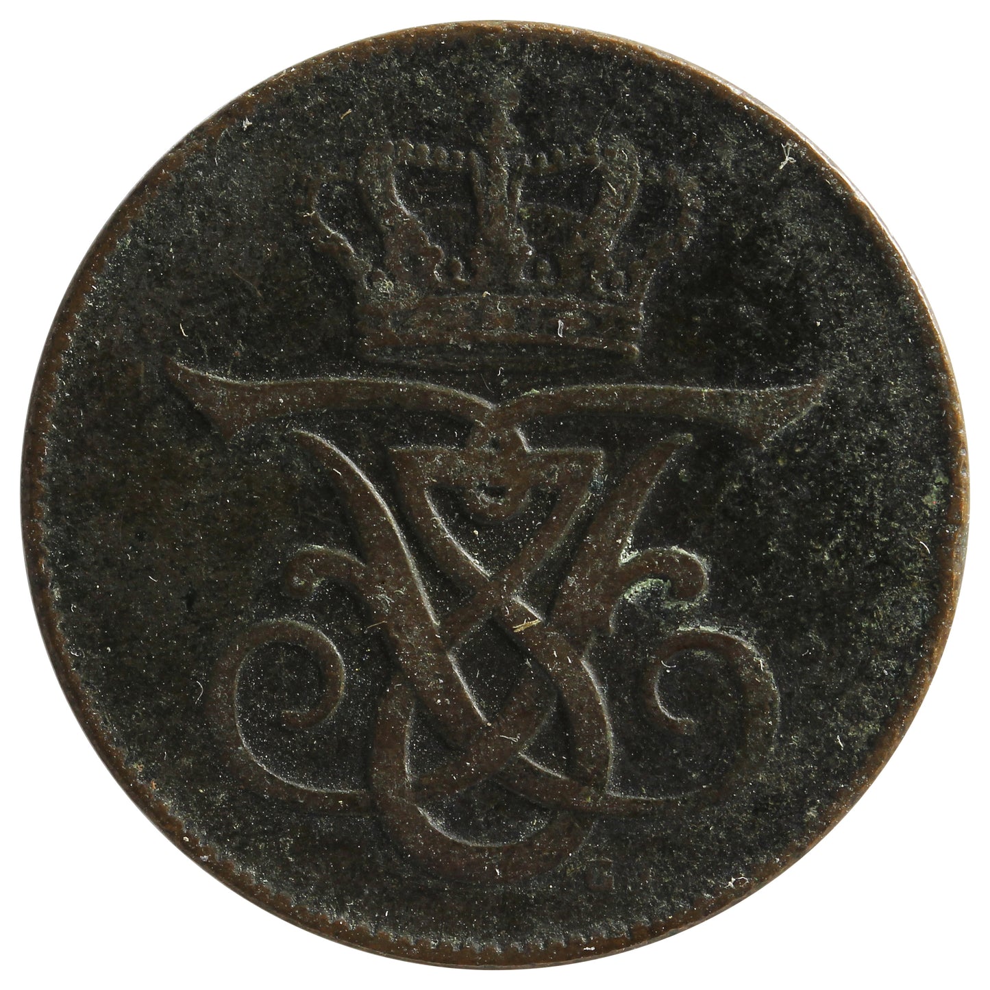 Denmark 1908VBP GJ 5 Ore VF-EF (VF30)