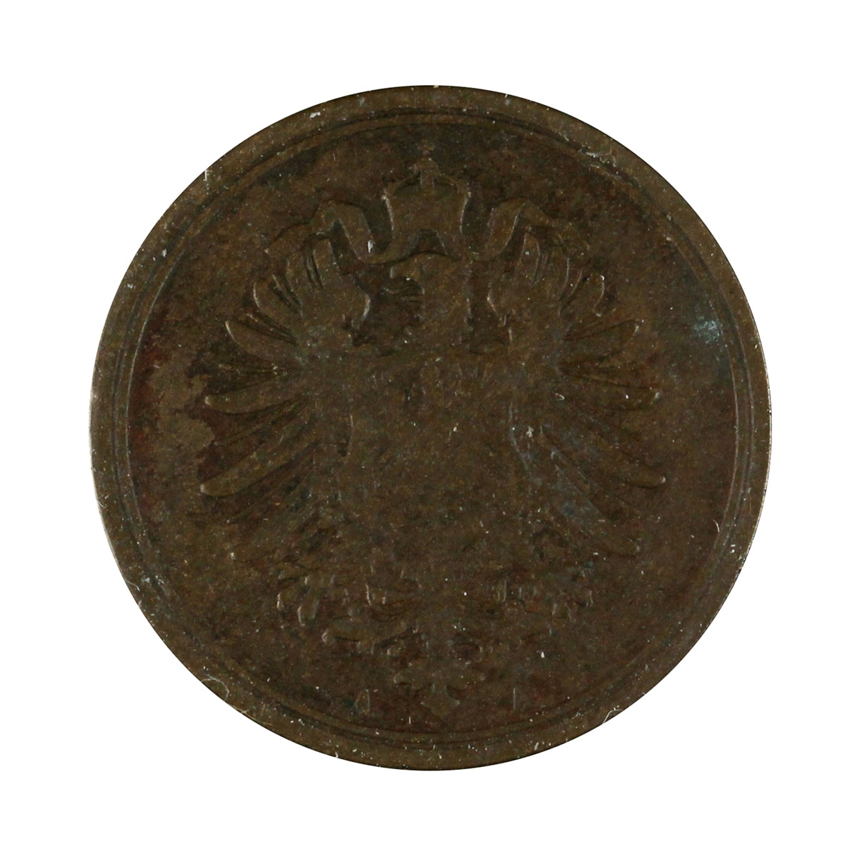 German Empire 1889A Pfennig Extra Fine (EF40)