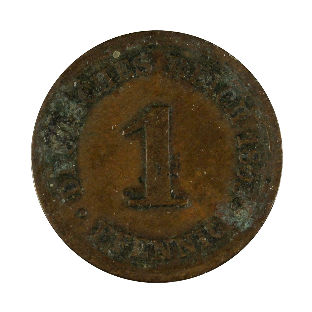 German Empire 1895E Pfennig Very Fine (VF20)