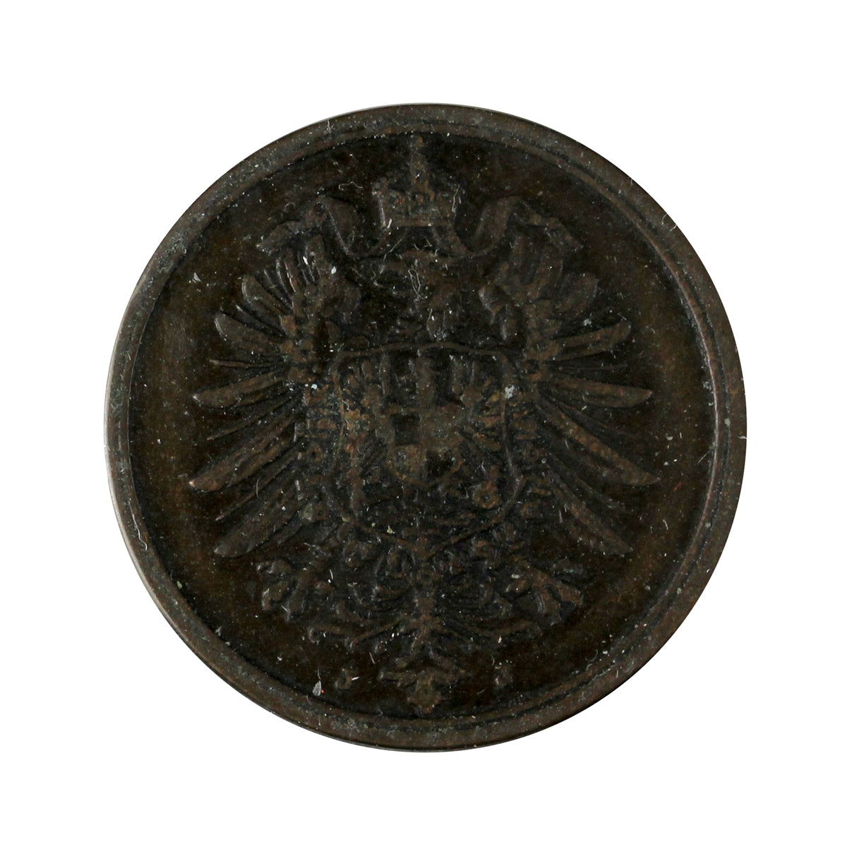 German Empire 1875J 2 Pfennig Extra Fine (EF40)