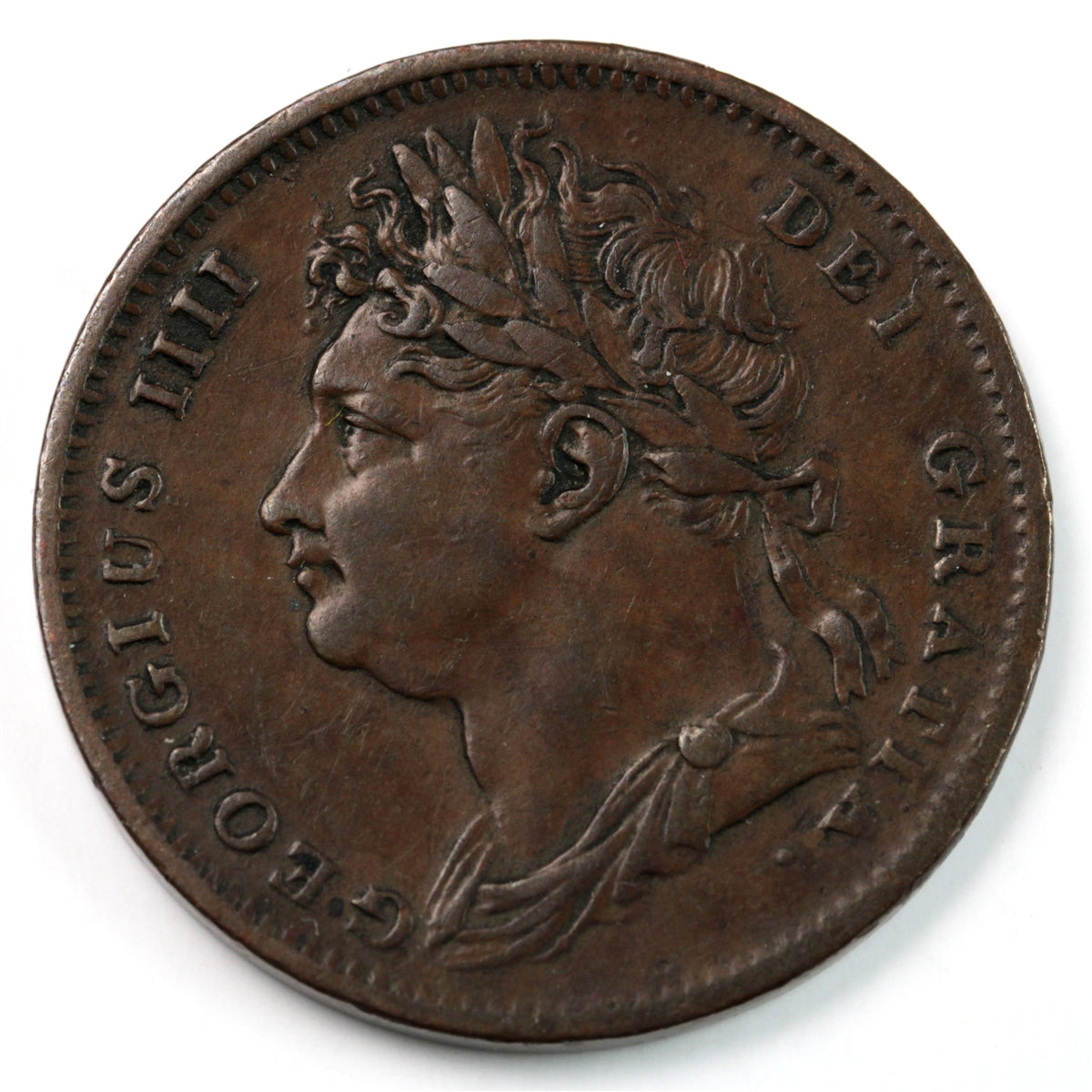 Great Britain 1826 Farthing VF-EF (VF30) $