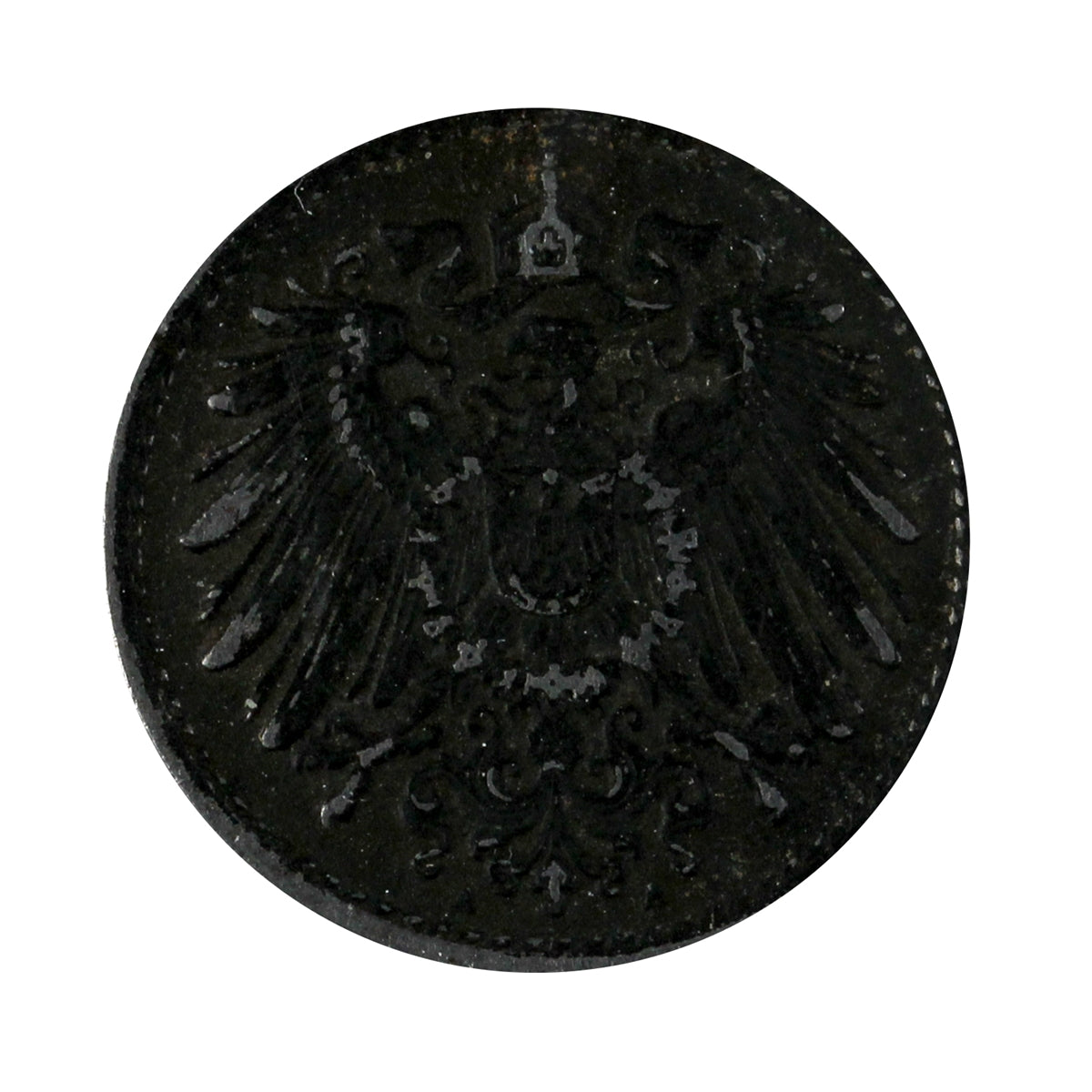 German Empire 1915A 5 Pfennig Almost Uncirculated (AU50)