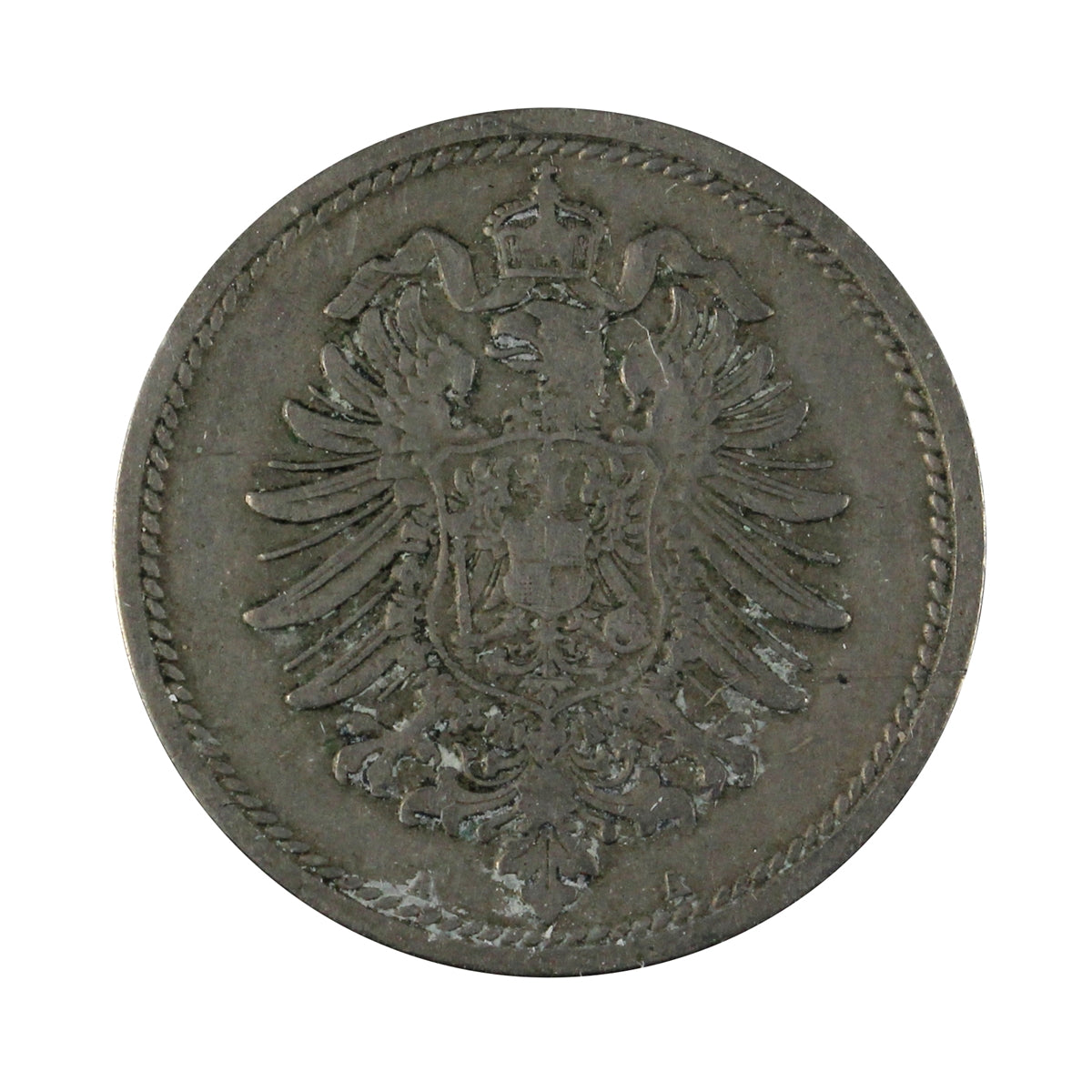 German Empire 1888A 10 Pfennig Extra Fine (EF40)