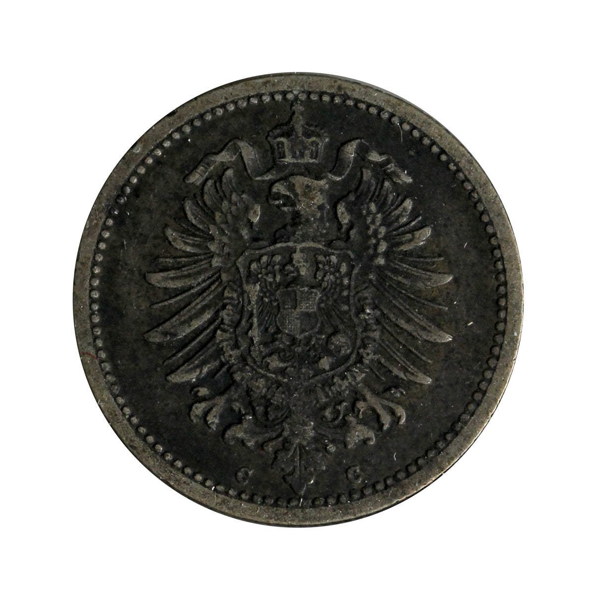 German Empire 1876C 50 Pfennig Extra Fine (EF40)