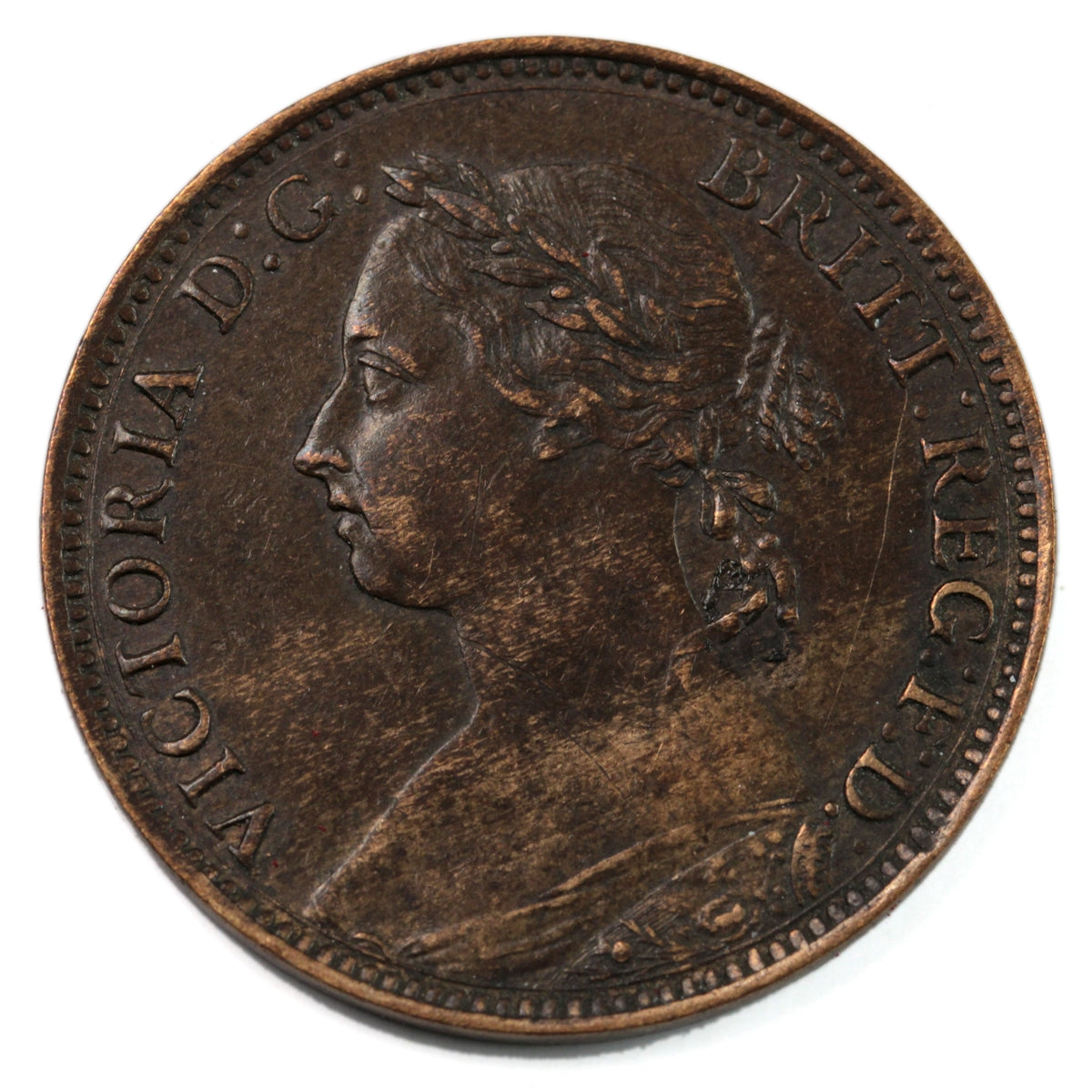 Great Britain 1888 Farthing Extra Fine (EF40) $