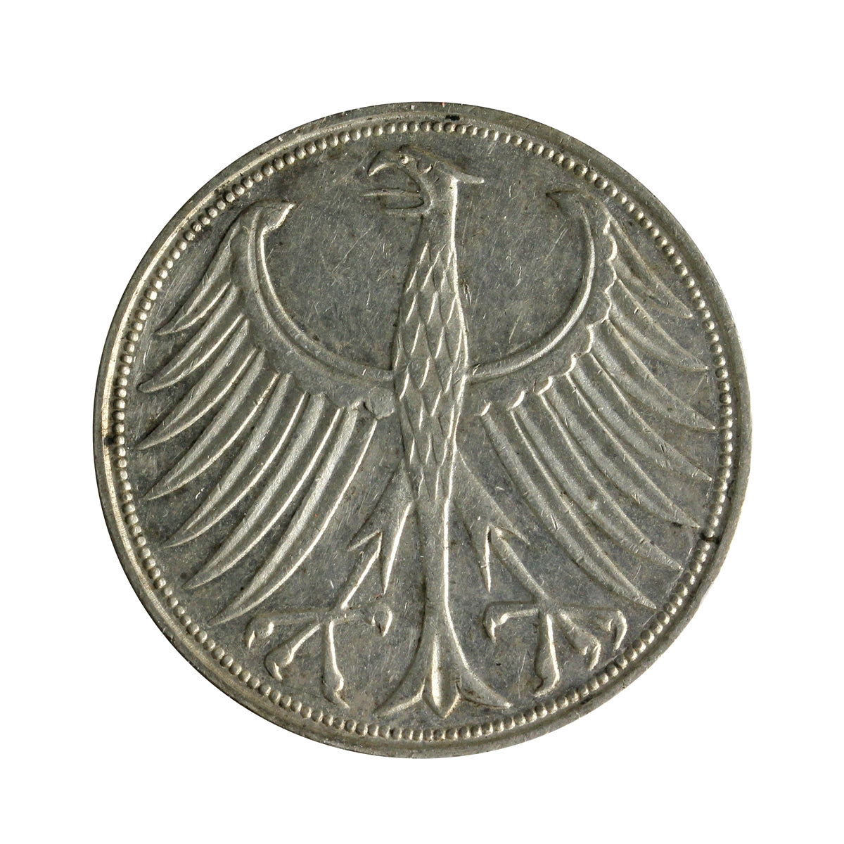 Germany 1951G 5 Marks Almost Uncirculated (AU50)