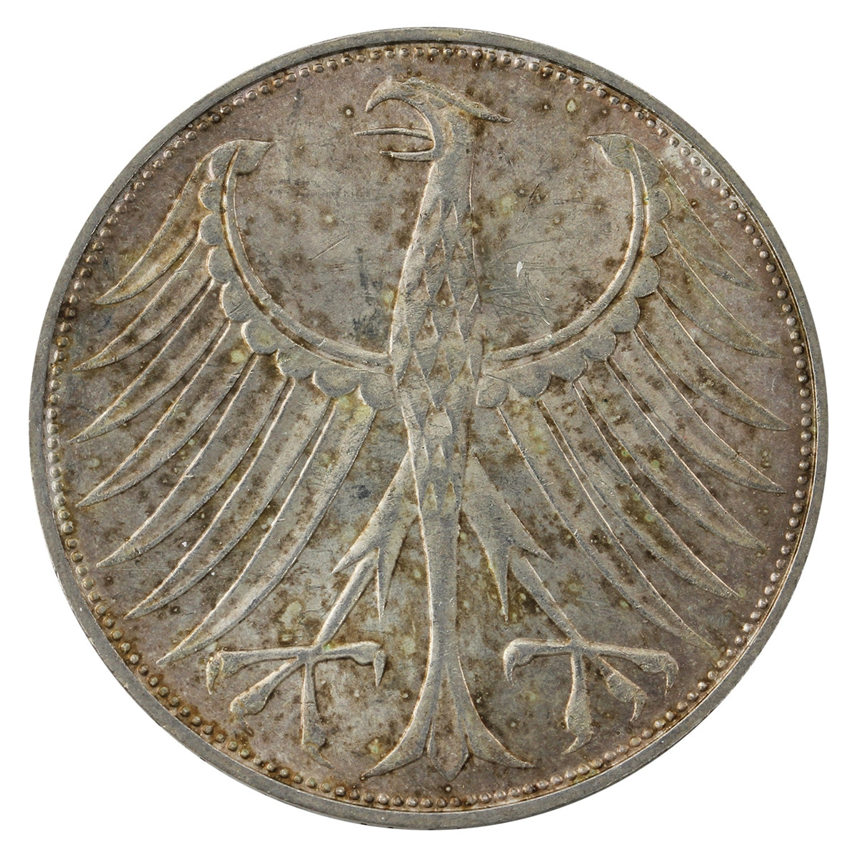 German Federal Republic 1974G 5 Mark Uncirculated (MS60)