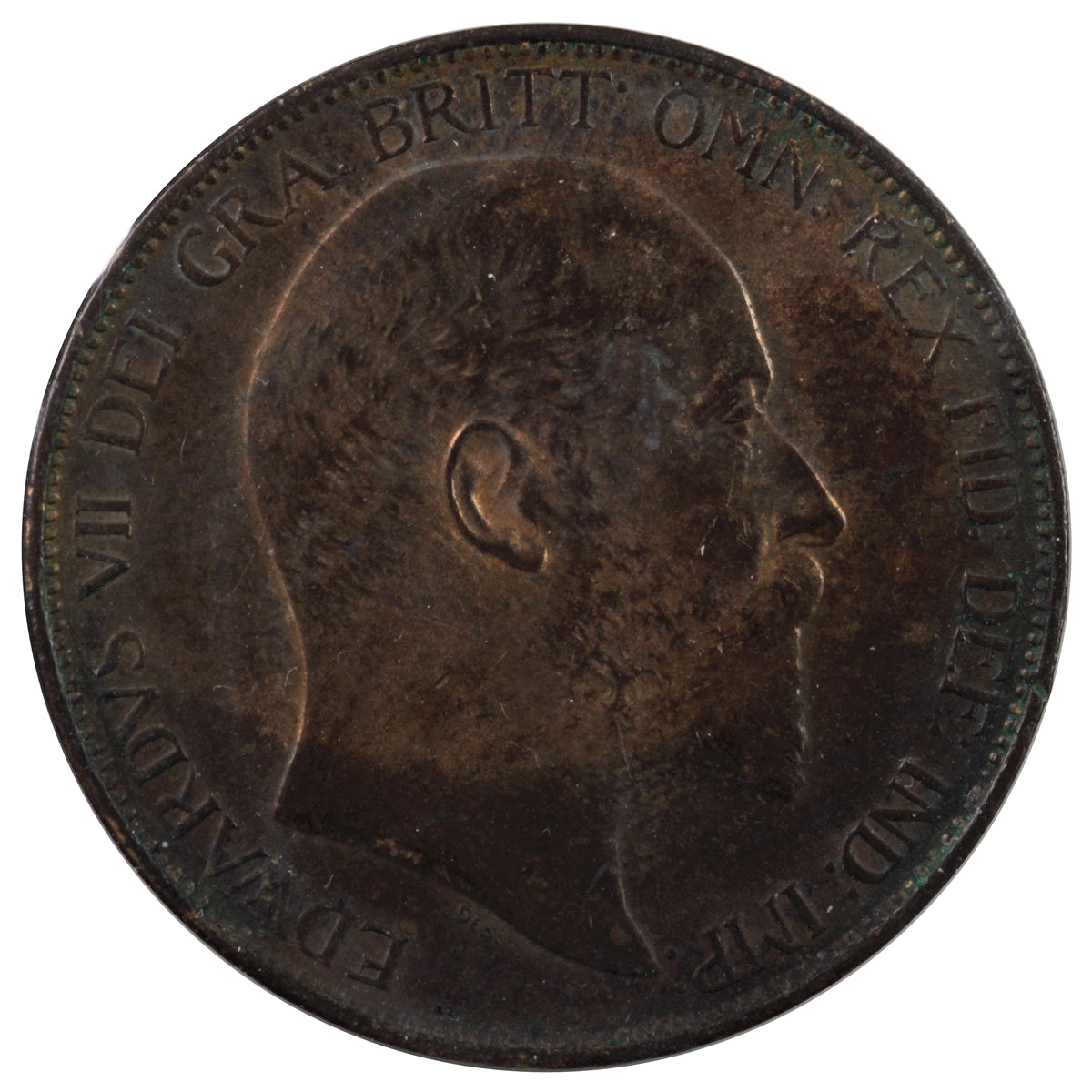 Great Britain 1902 Penny AU-UNC (AU55)