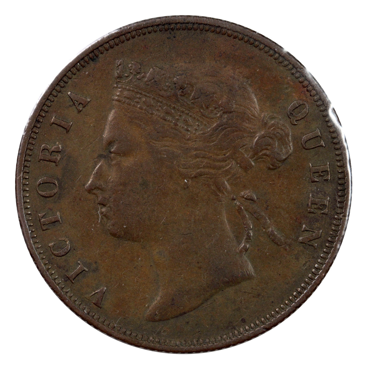 Straits Settlements 1897 Cent VF-EF (VF30)