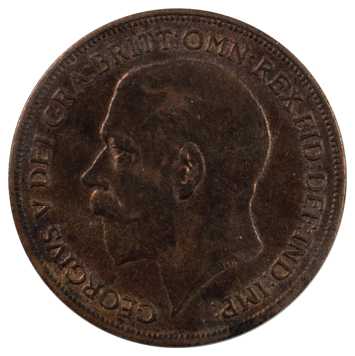 Great Britain 1917 Penny EF-AU (EF45)