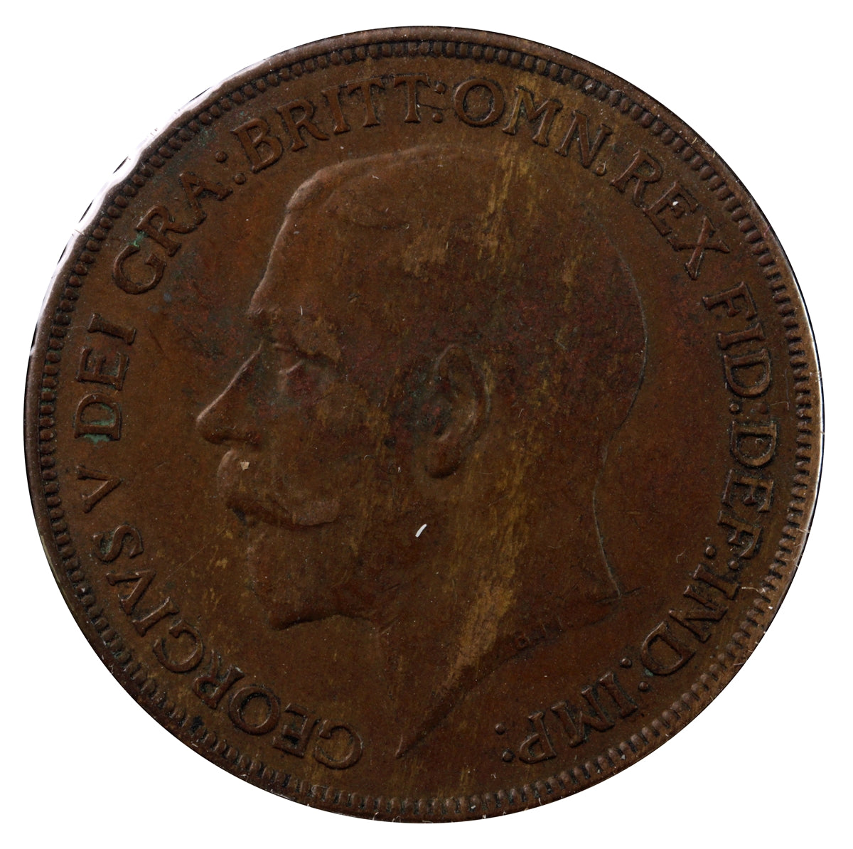 Great Britain 1921 Penny VF-EF (VF30)