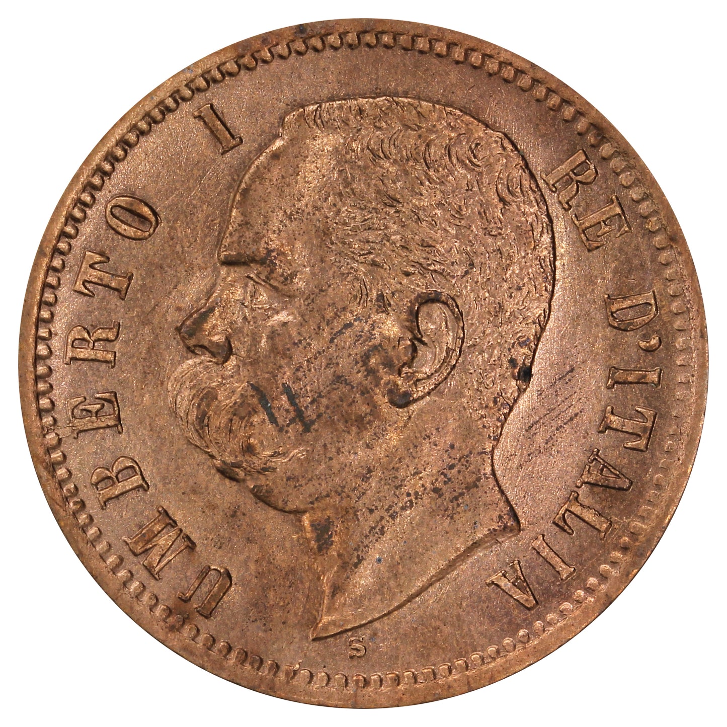 Italy 1897R 2 Centesimi Uncirculated (MS60)