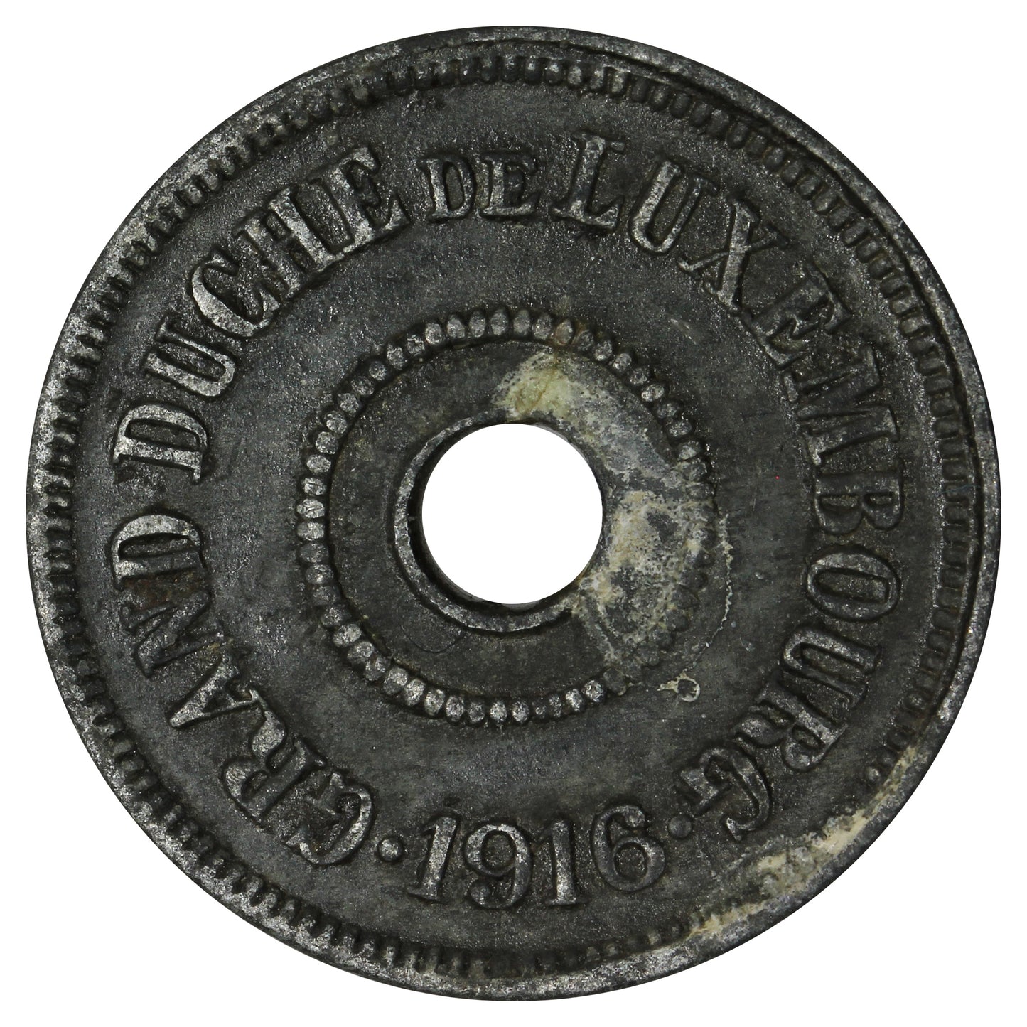 Luxembourg 1916 25 Centimes Extra Fine (EF40)