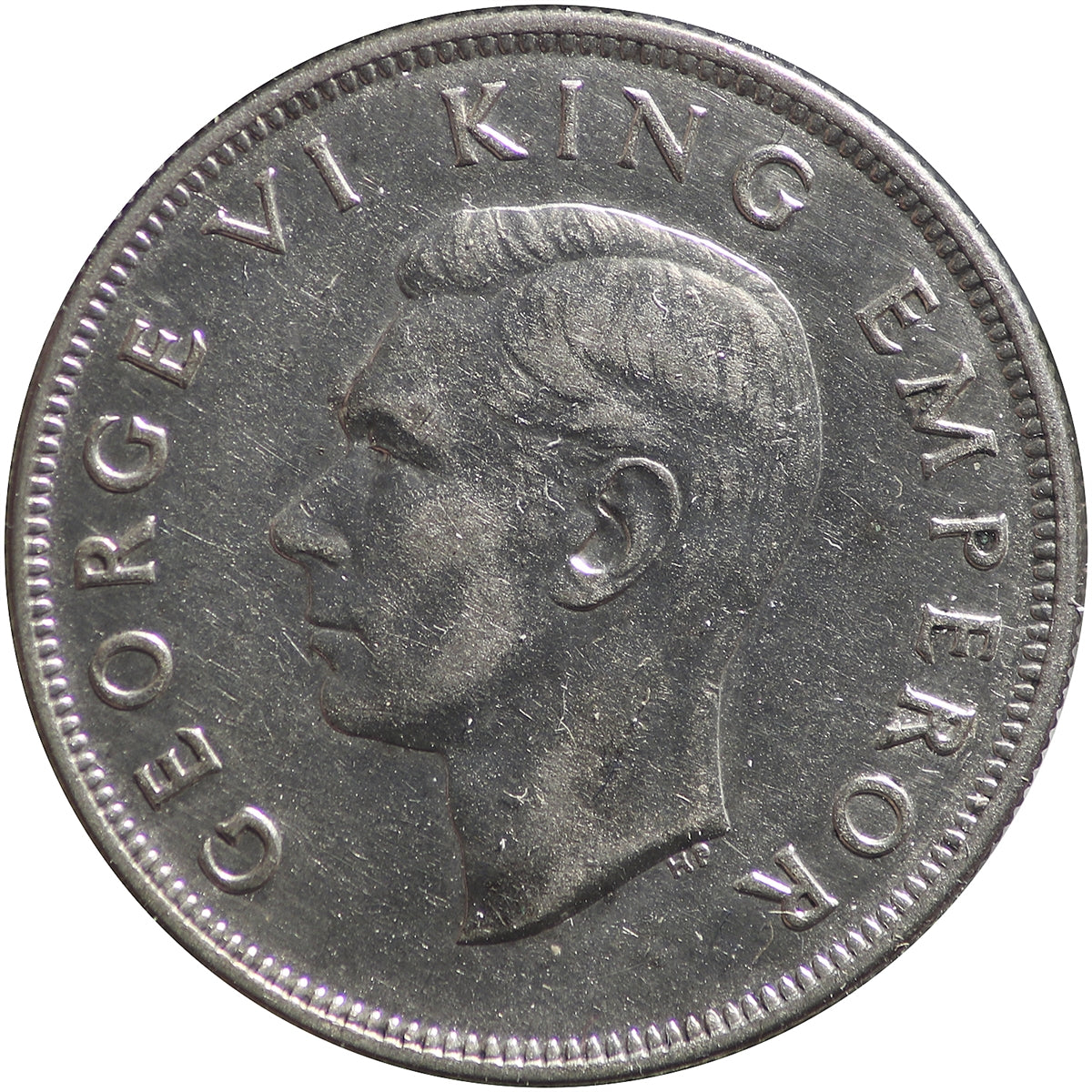 New Zealand 1937 1/2 Crown VF-EF (VF30)