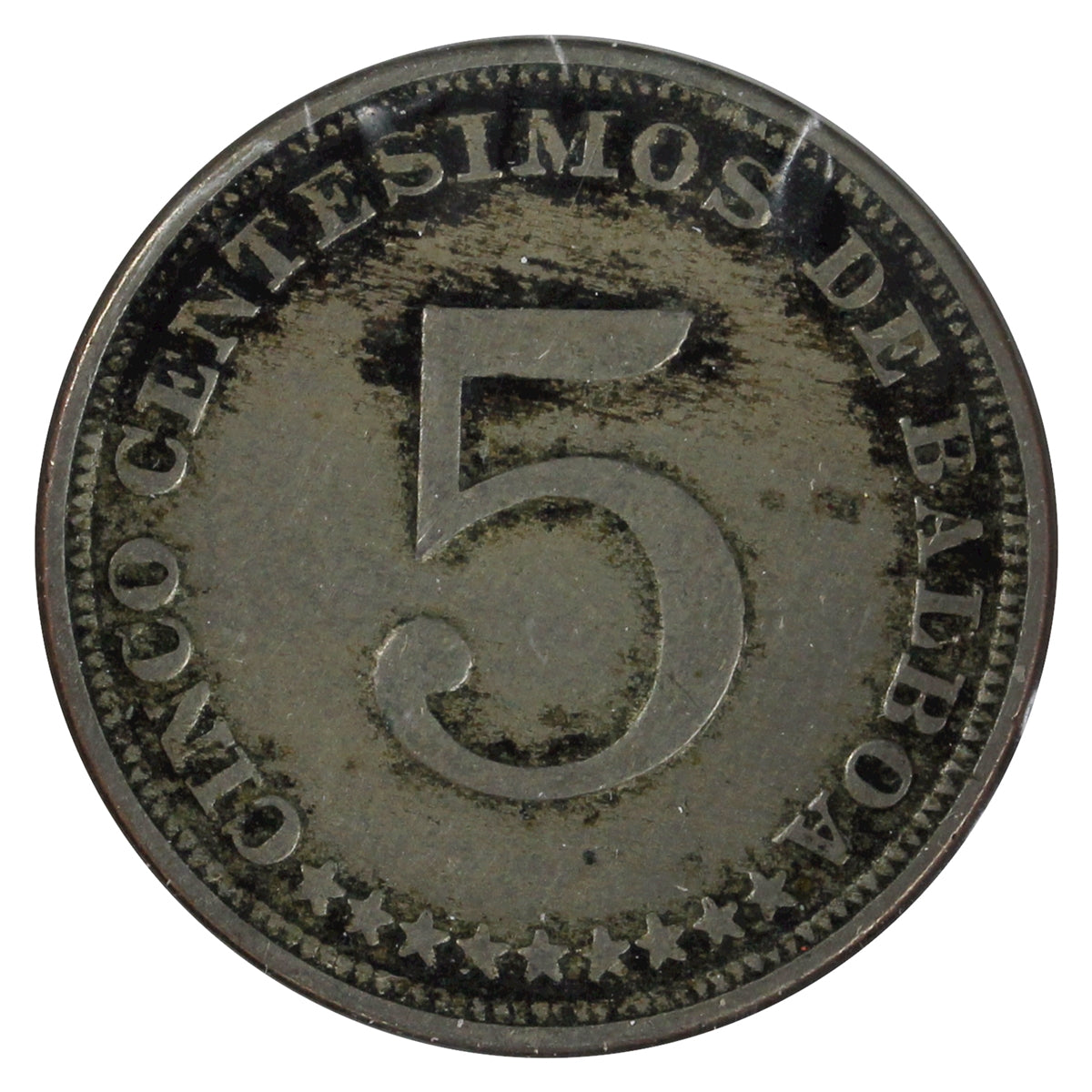 Panama 1929 5 Centesimos Extra Fine (EF-40)
