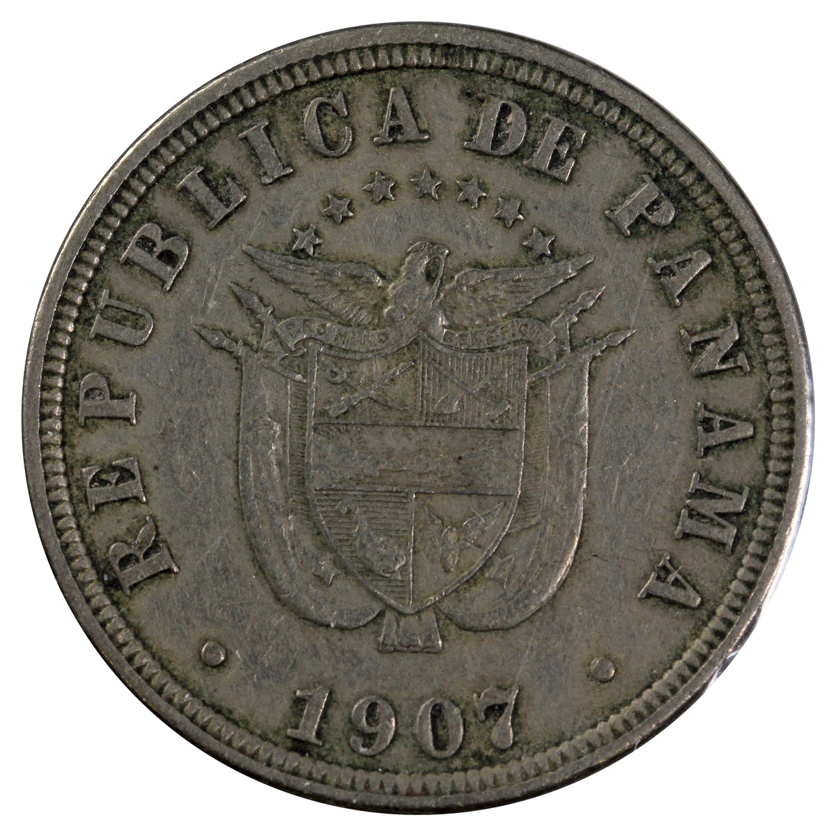 Panama 1907 2 1/2 Centesimos Extra Fine (EF40)