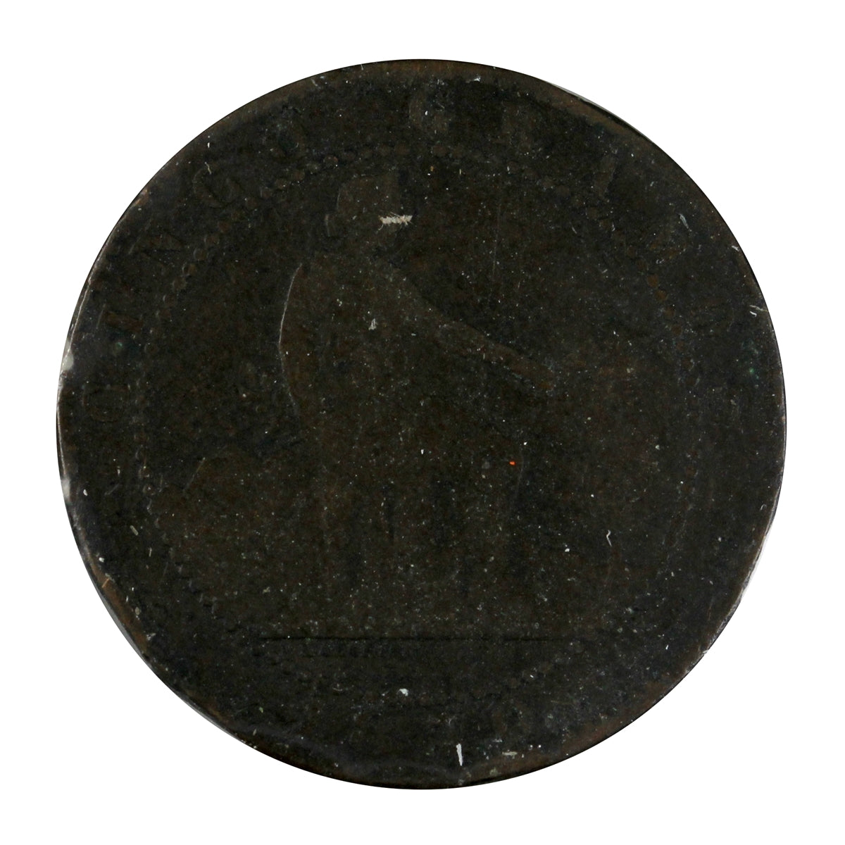 Spain 1870OM 5 Centimos VF-EF (VF30)