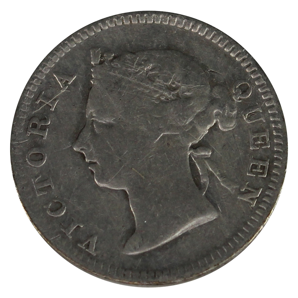 Straits Settlements 1900 5 Cents Very Fine (VF20)