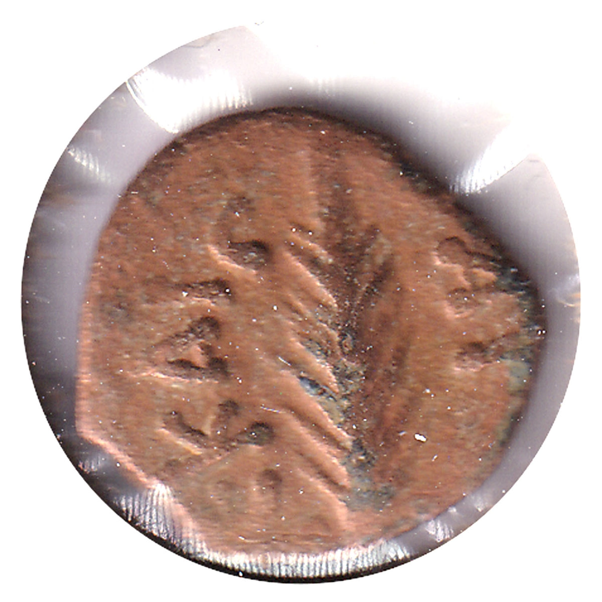 Ancient Judaea Roman Procurators 58-59AD AE Prutah VF-EF (VF30) $