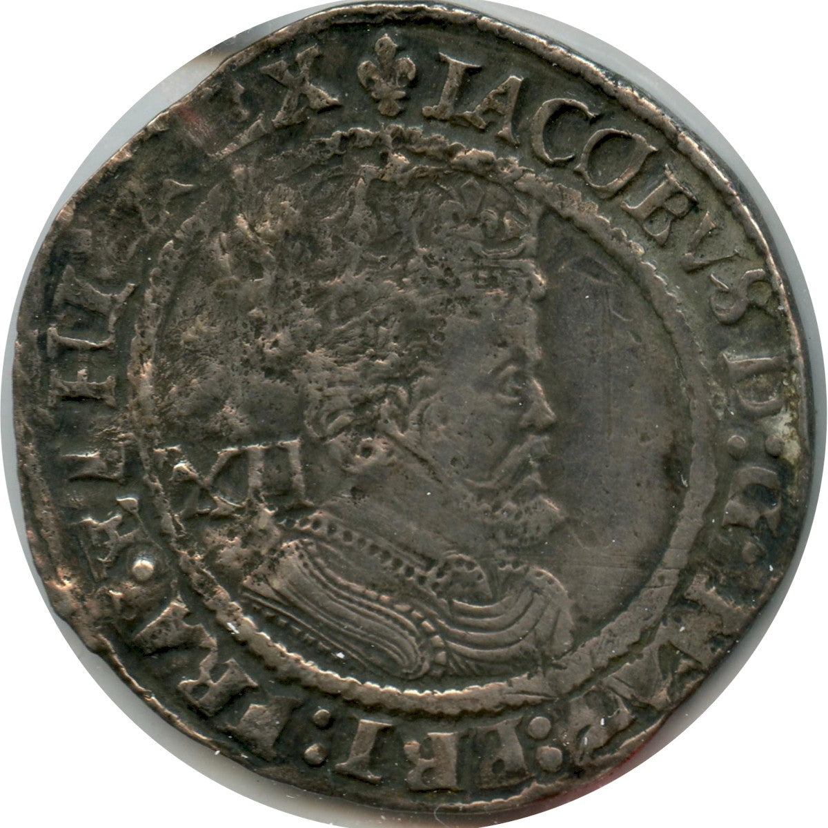 Great Britain 1619-25 6th Bust Tower Mint James I Shilling Very Fine (VF20) $