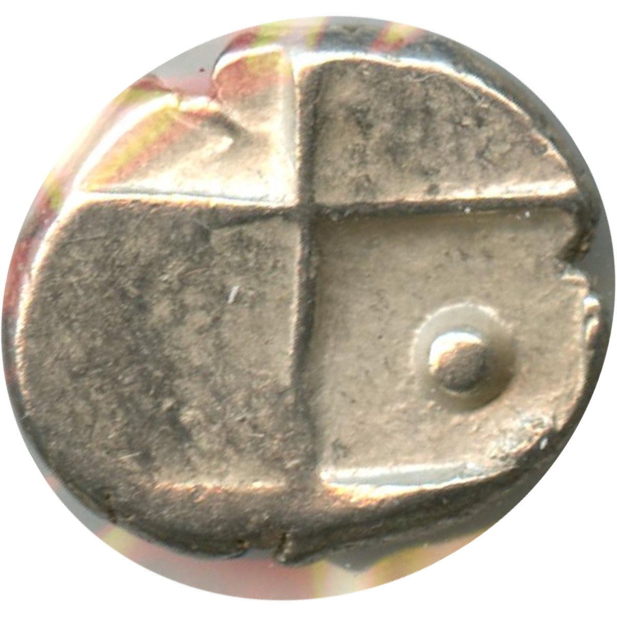 Ancient Greece 386-338BC Lion/Squares Chersonesos Thrace AR Hemidrachm VF-EF (VF30) $