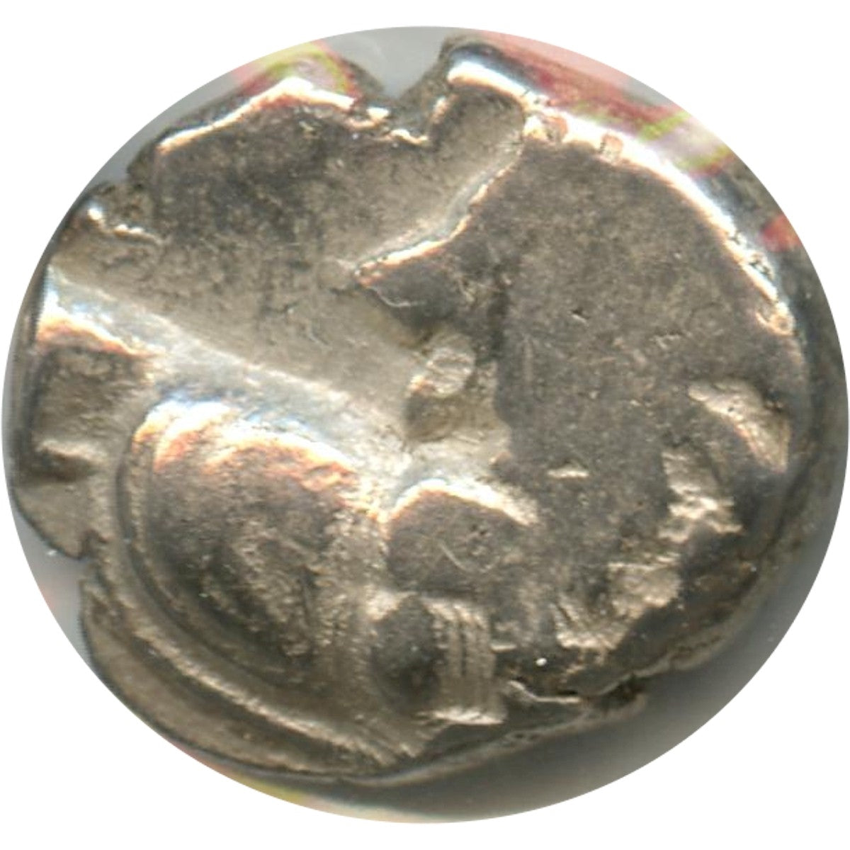 Ancient Greece 386-338BC Lion/Squares Chersonesos Thrace AR Hemidrachm VF-EF (VF30) $