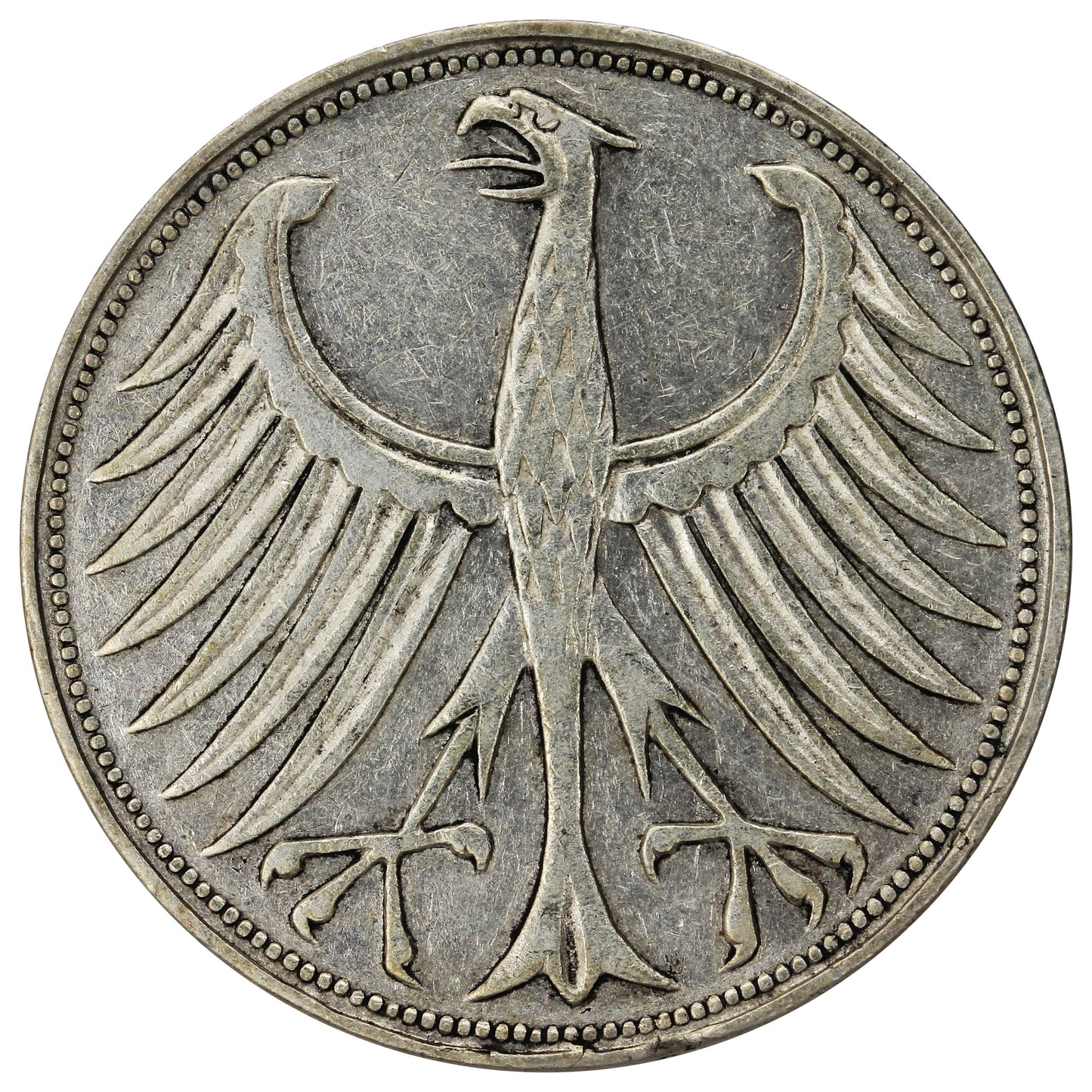 Germany 1951D 5 Marks Extra Fine (EF40)