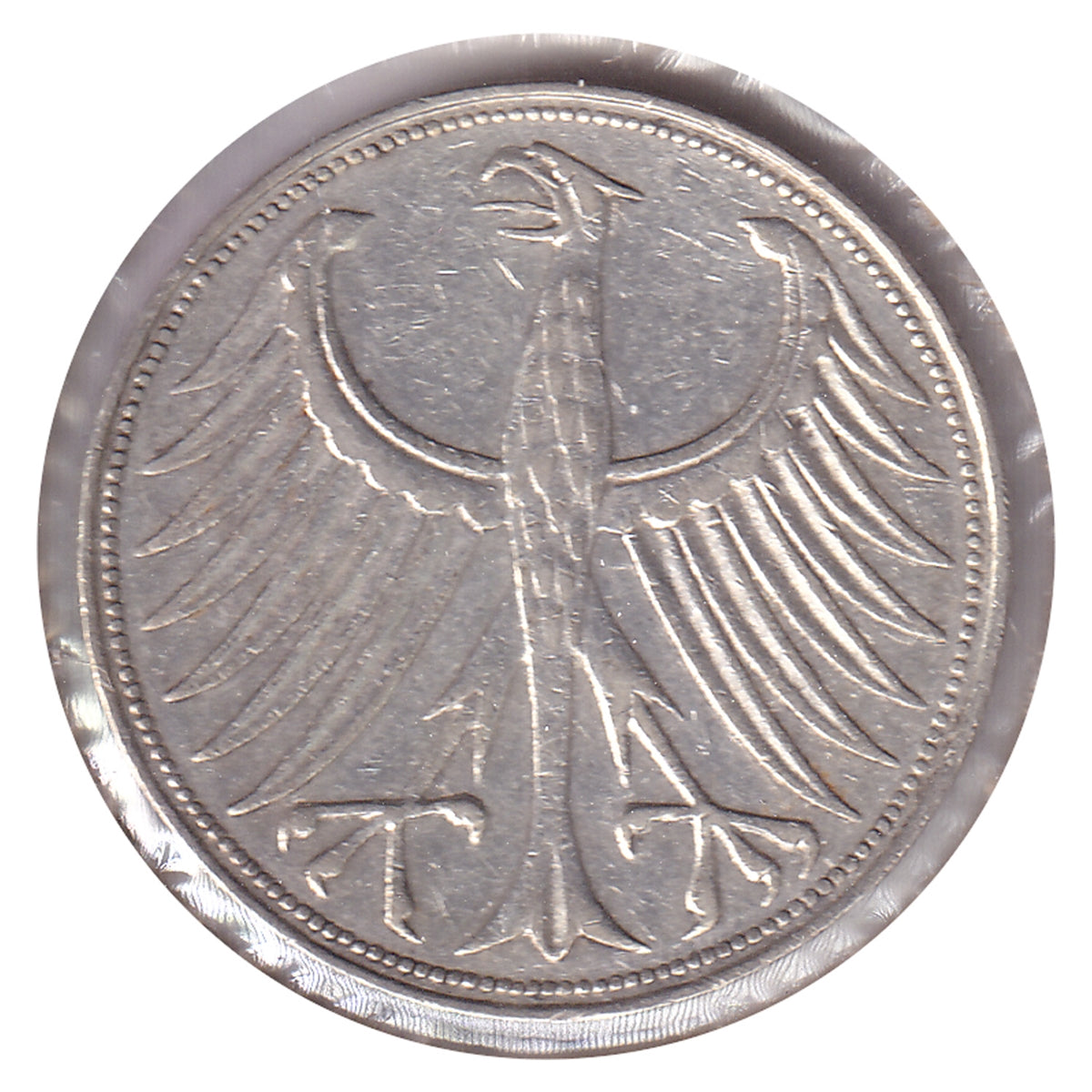 Germany 1958F 5 Marks VF-EF (VF30) $