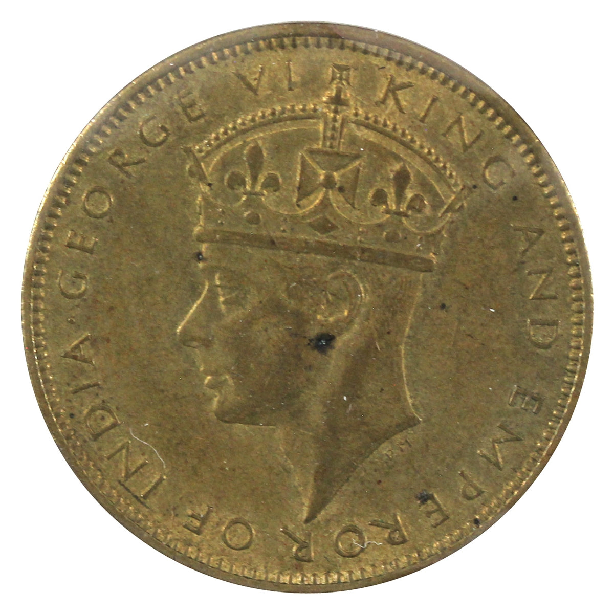 Jamaica 1945 Penny Almost Uncirculated (AU50)