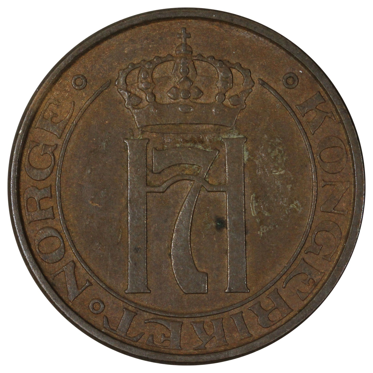 Norway 1939 5 Ore Extra Fine (EF40)