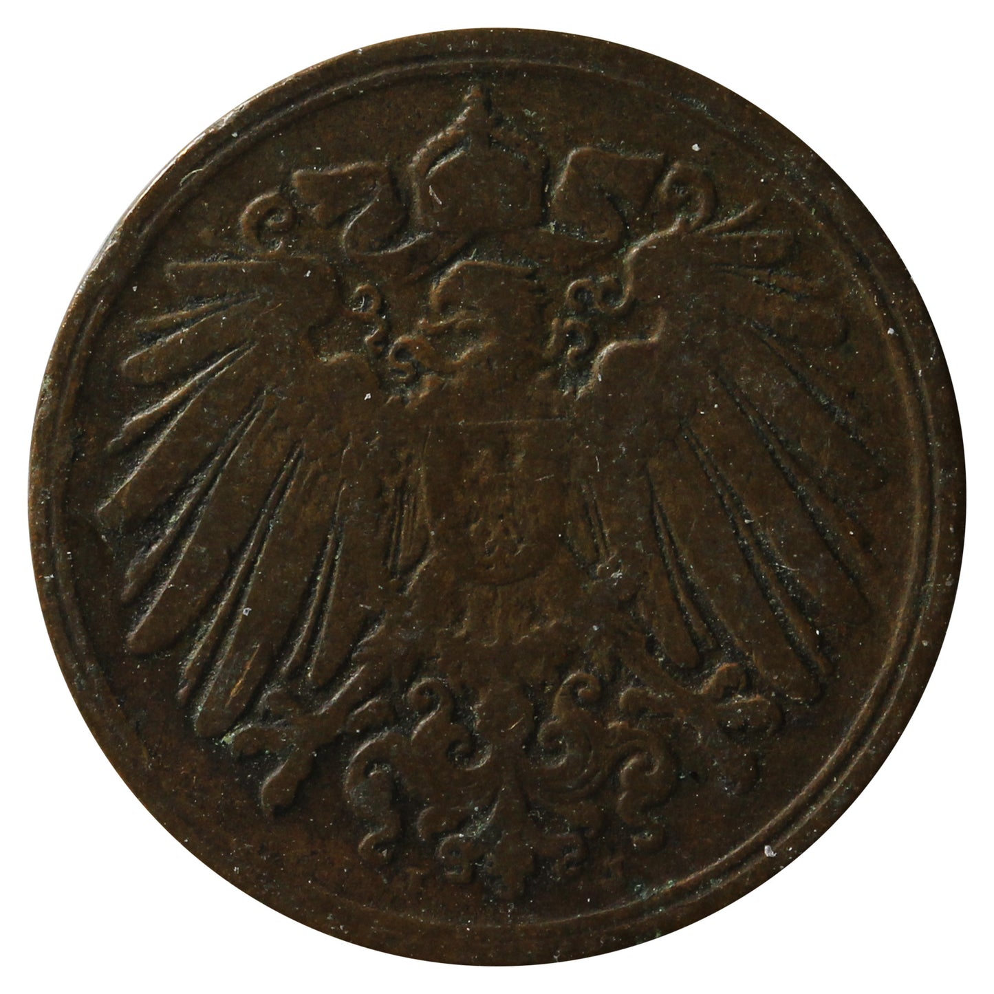 German Empire 1900J Pfennig Very Fine (VF20)