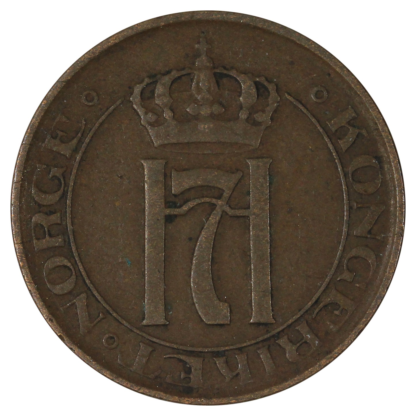 Norway 1921 2 Ore VF-EF (VF30)