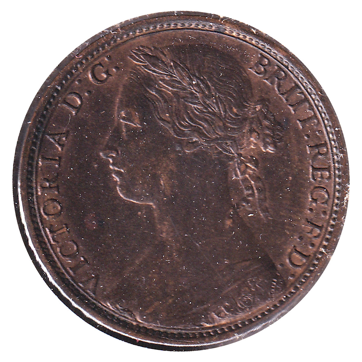 Great Britain 1880 Penny AU-UNC (AU55) $