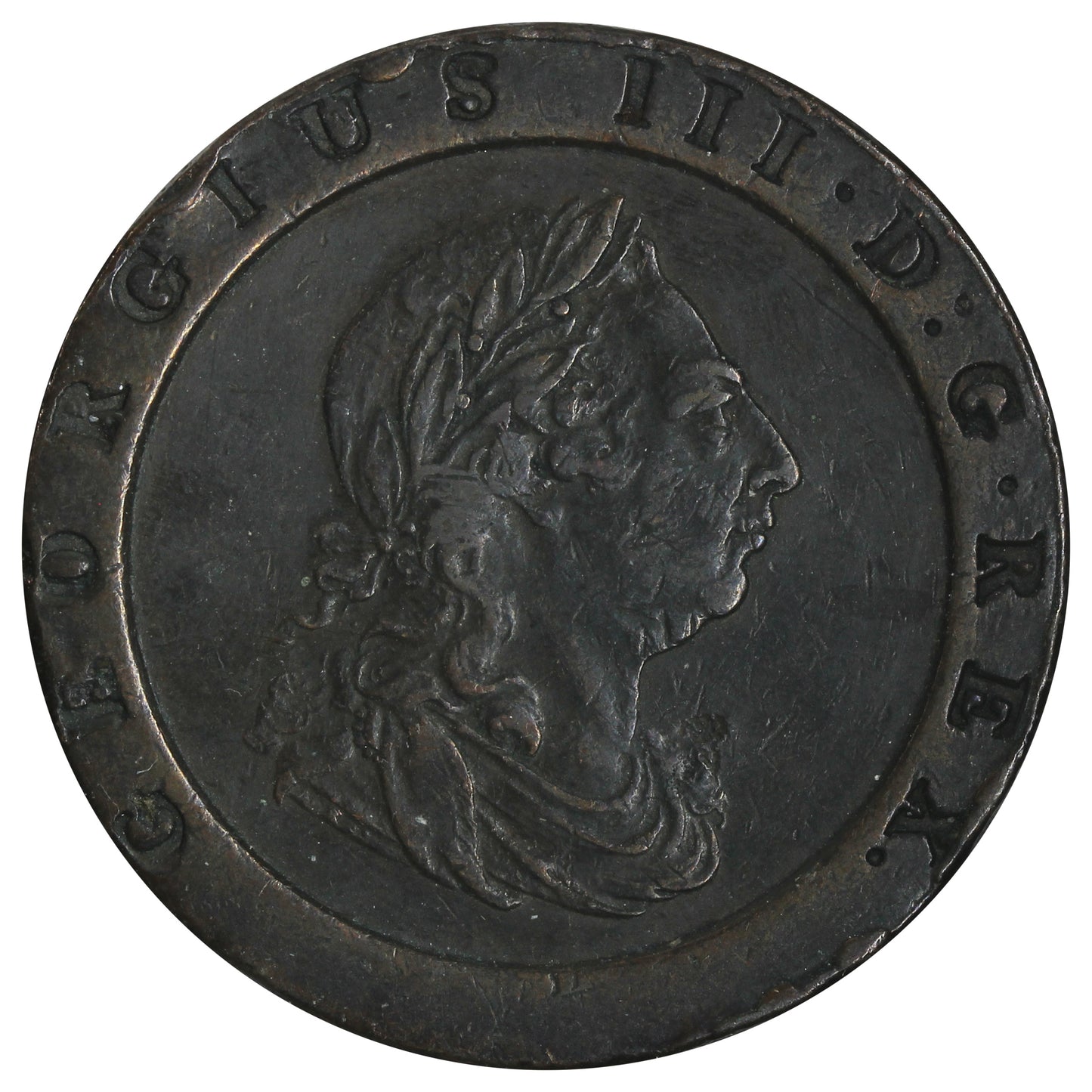 Great Britain 1797 George III 2 Pence VF-EF (VF30) (L)