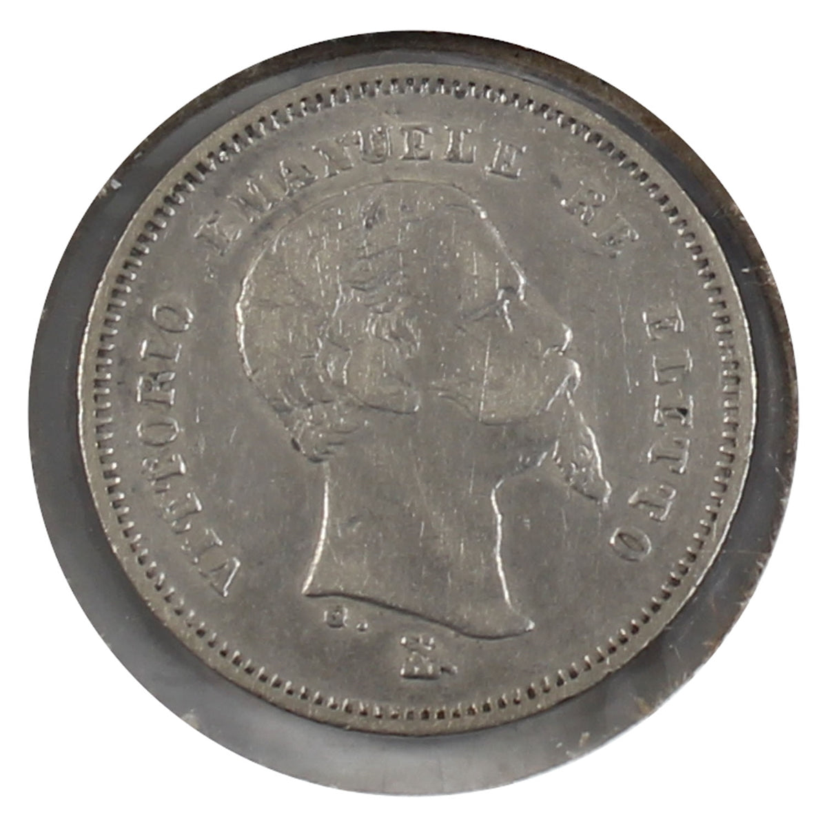 Italy 1860 Emilia 50 Centesimi VF-EF (VF30) $