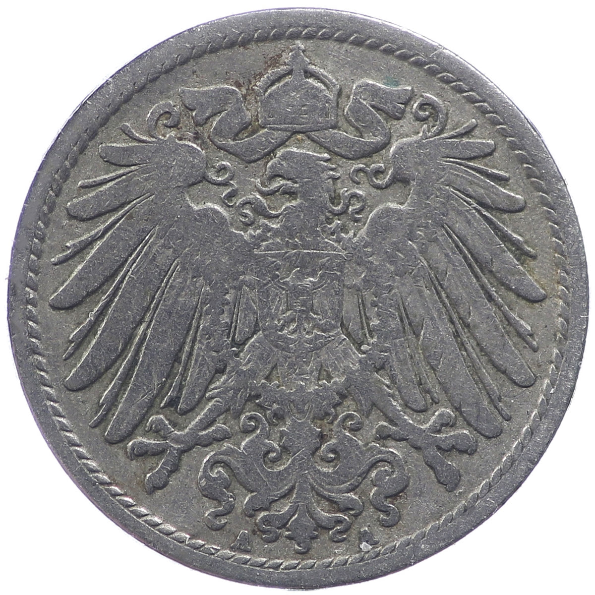 German Empire 1896A 10 Pfennig Extra Fine (EF40)