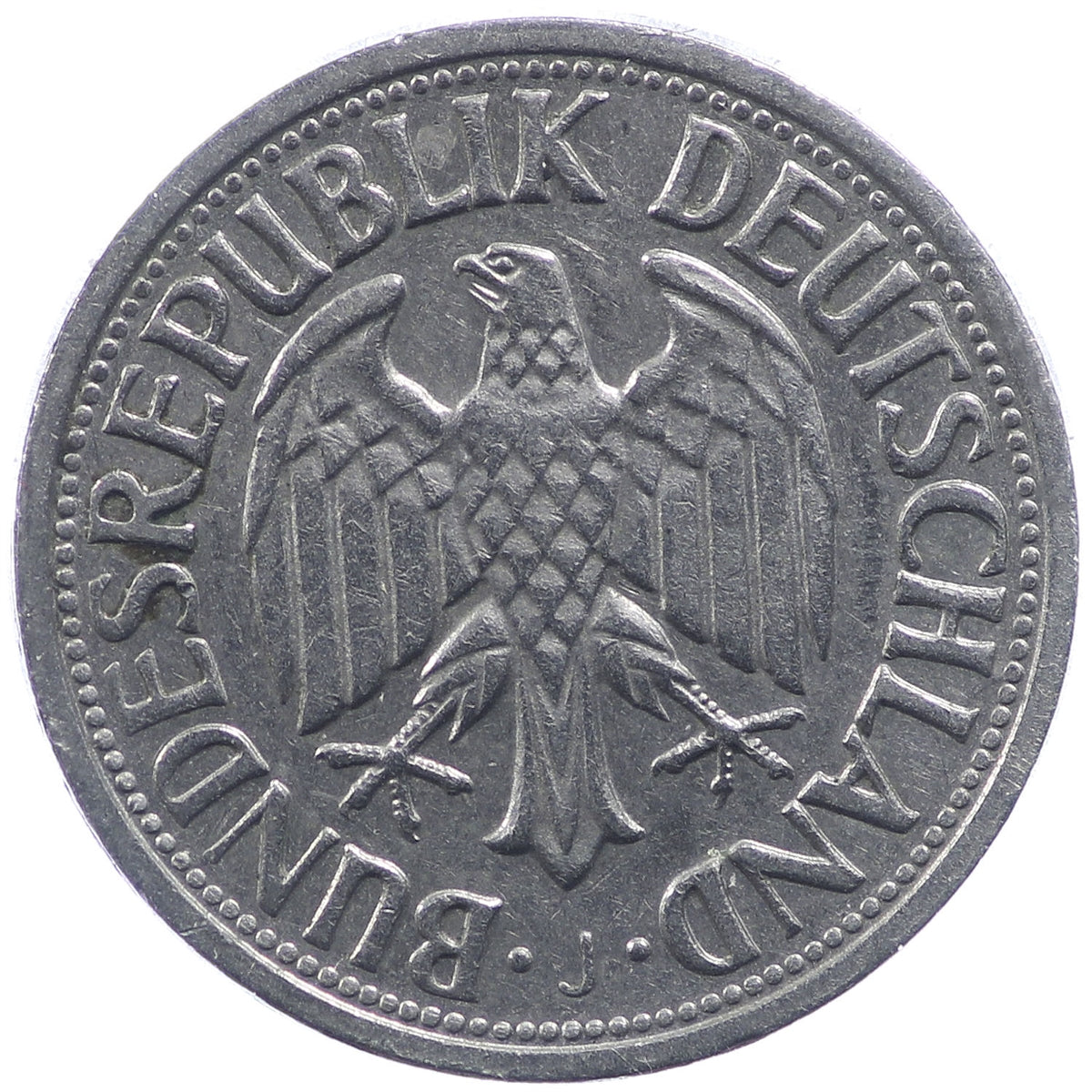 Germany 1963J Mark Almost Uncirculated (AU50) $