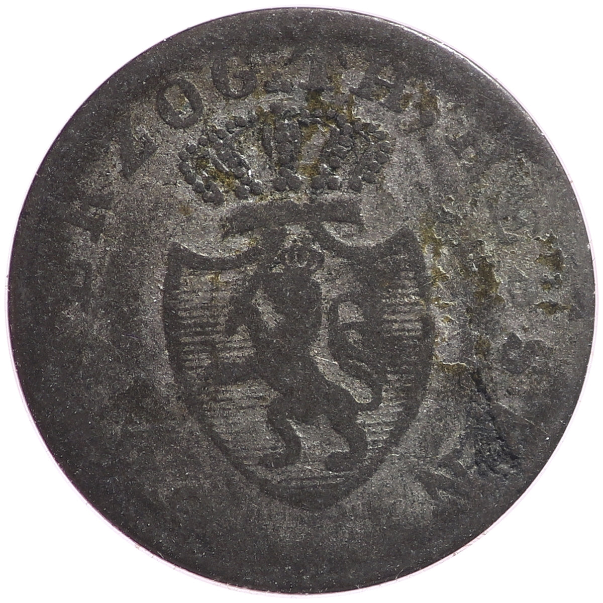 German States 1820 Hesse-Darmstadt 6 Krenzer VG-F (VG10)
