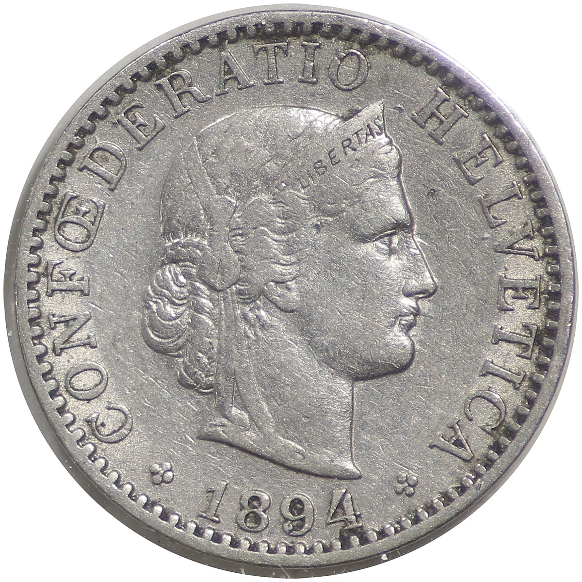 Switzerland 1894B 20 Rappen Extra Fine (VF20)