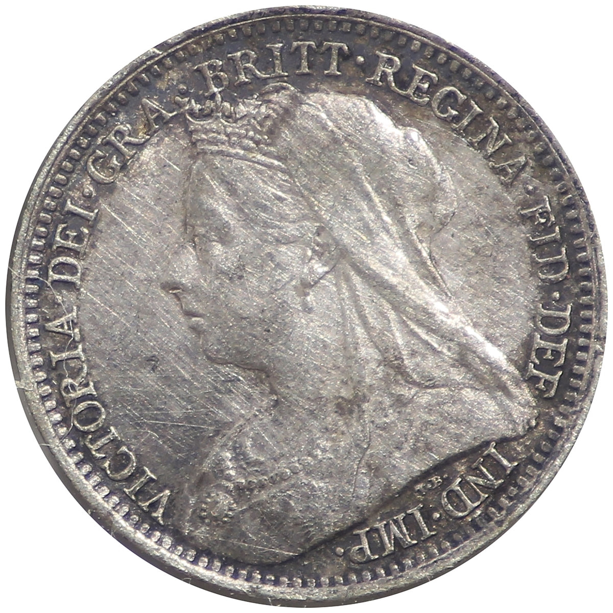 Great Britain 1900 3 Pence Extra Fine (EF40)