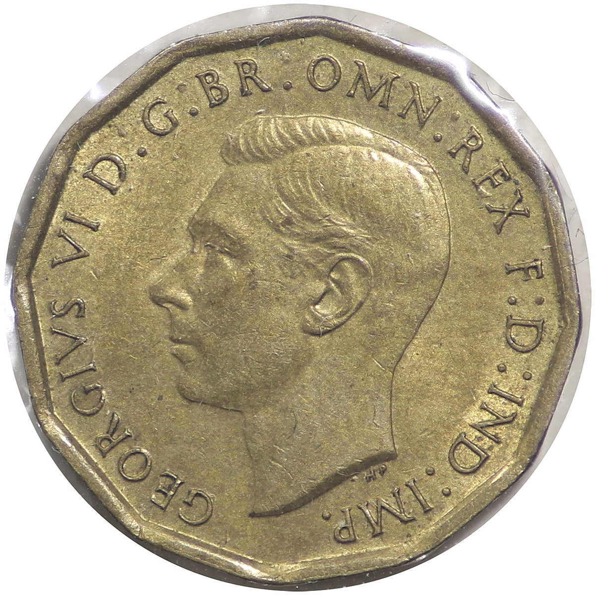 Great Britain 1944 12-Sided 3 Pence Uncirculated (MS60)