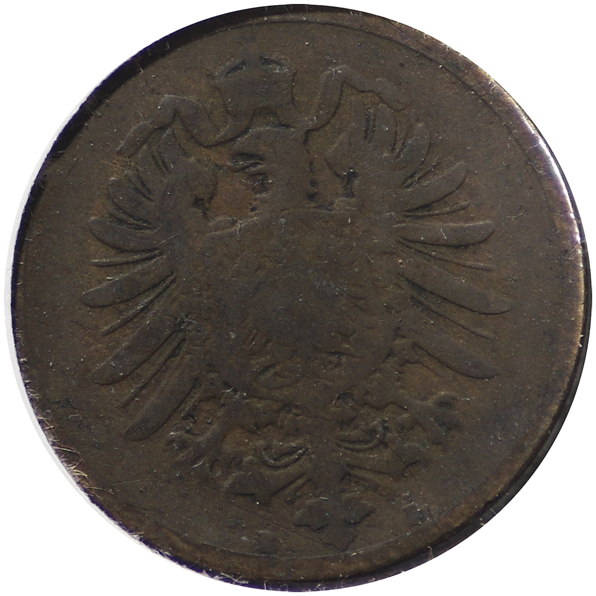 German Empire 1875B 2 Pfennig Very Fine (VF20)