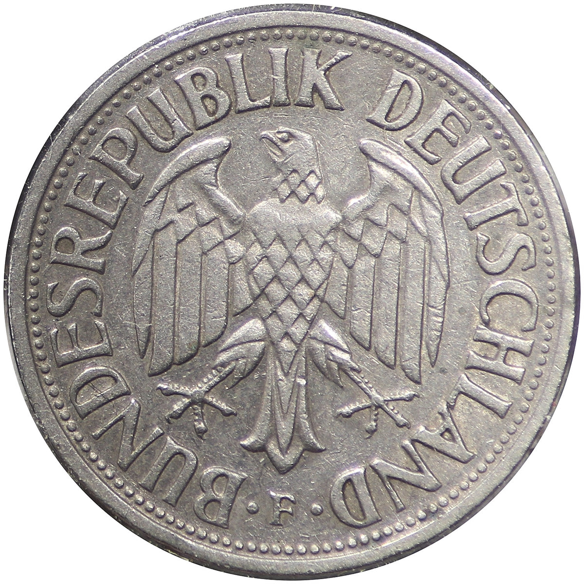 Germany 1950F Mark Extra Fine (EF40)