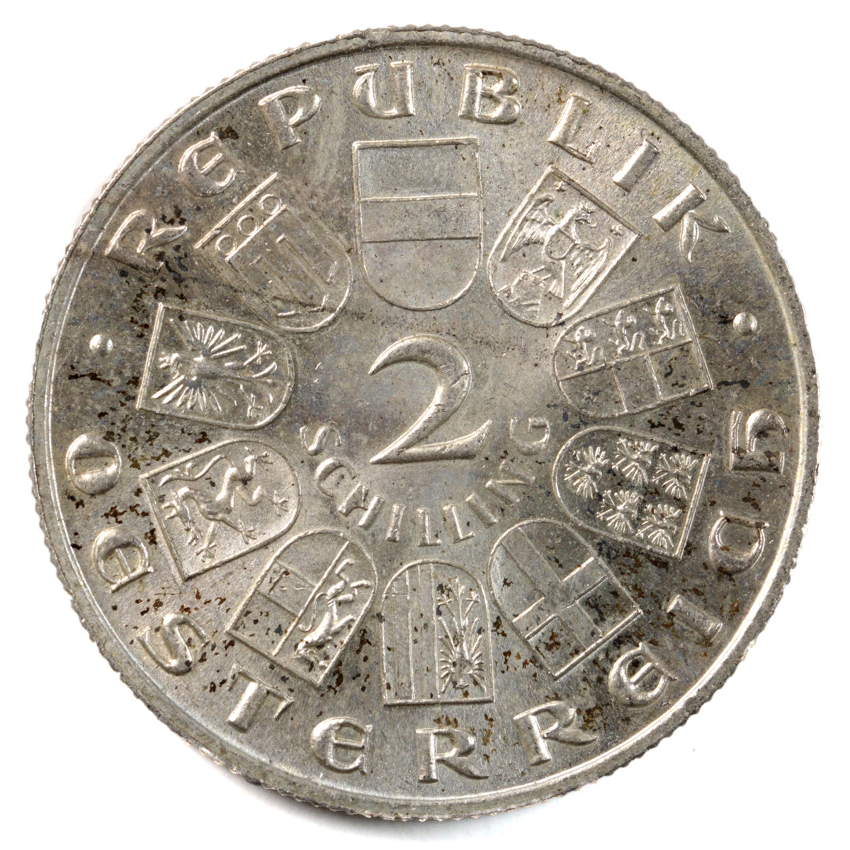 Austria 1932 Josef Haydn 2 Schilling Brilliant Uncirculated (MS63) $