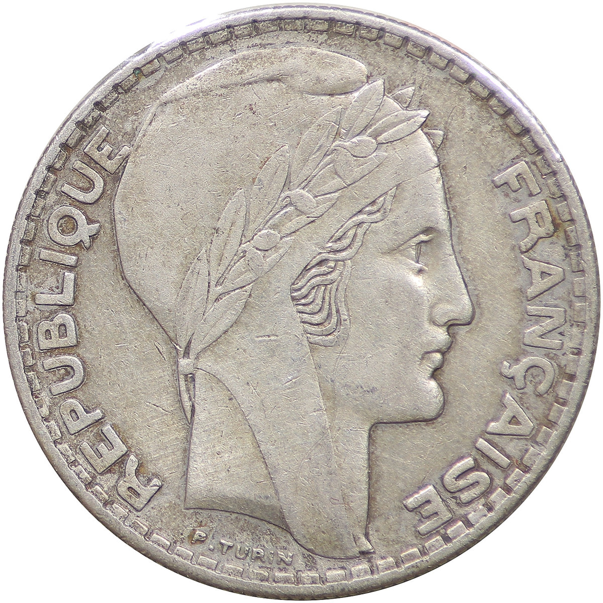 France 1933 20 Francs Extra Fine (EF40)