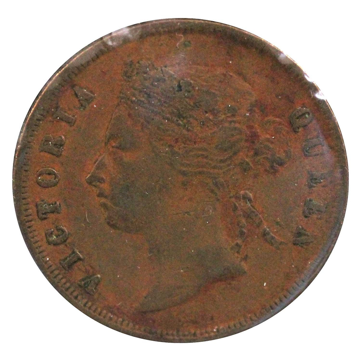 Straits Settlements 1891 Cent VF-EF (VF30)