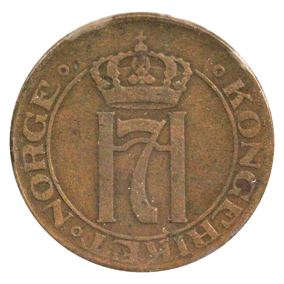 Norway 1922 5 Ore VF-EF (VF30)