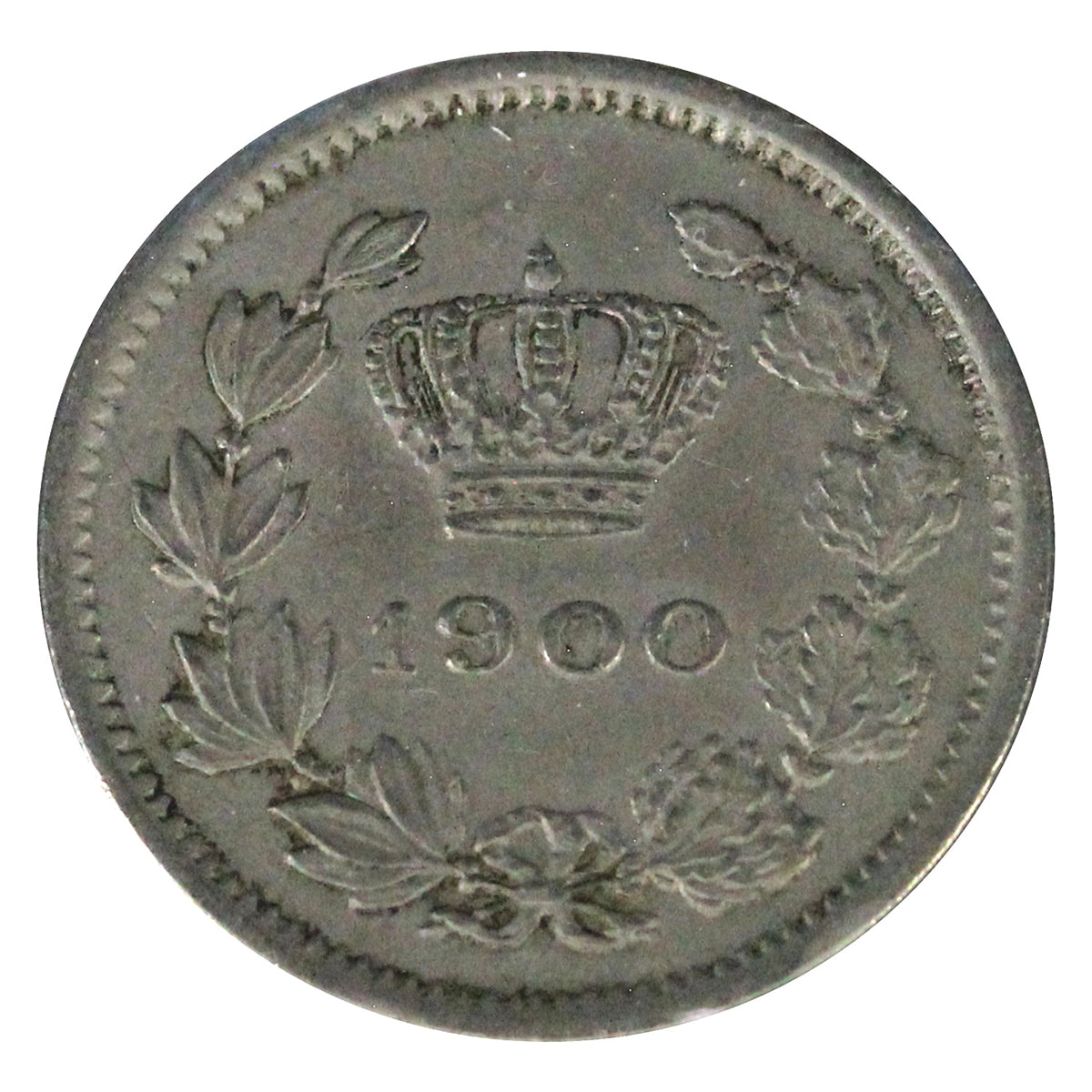 Romania 1900 5 Bani Almost Uncirculated (AU50) $