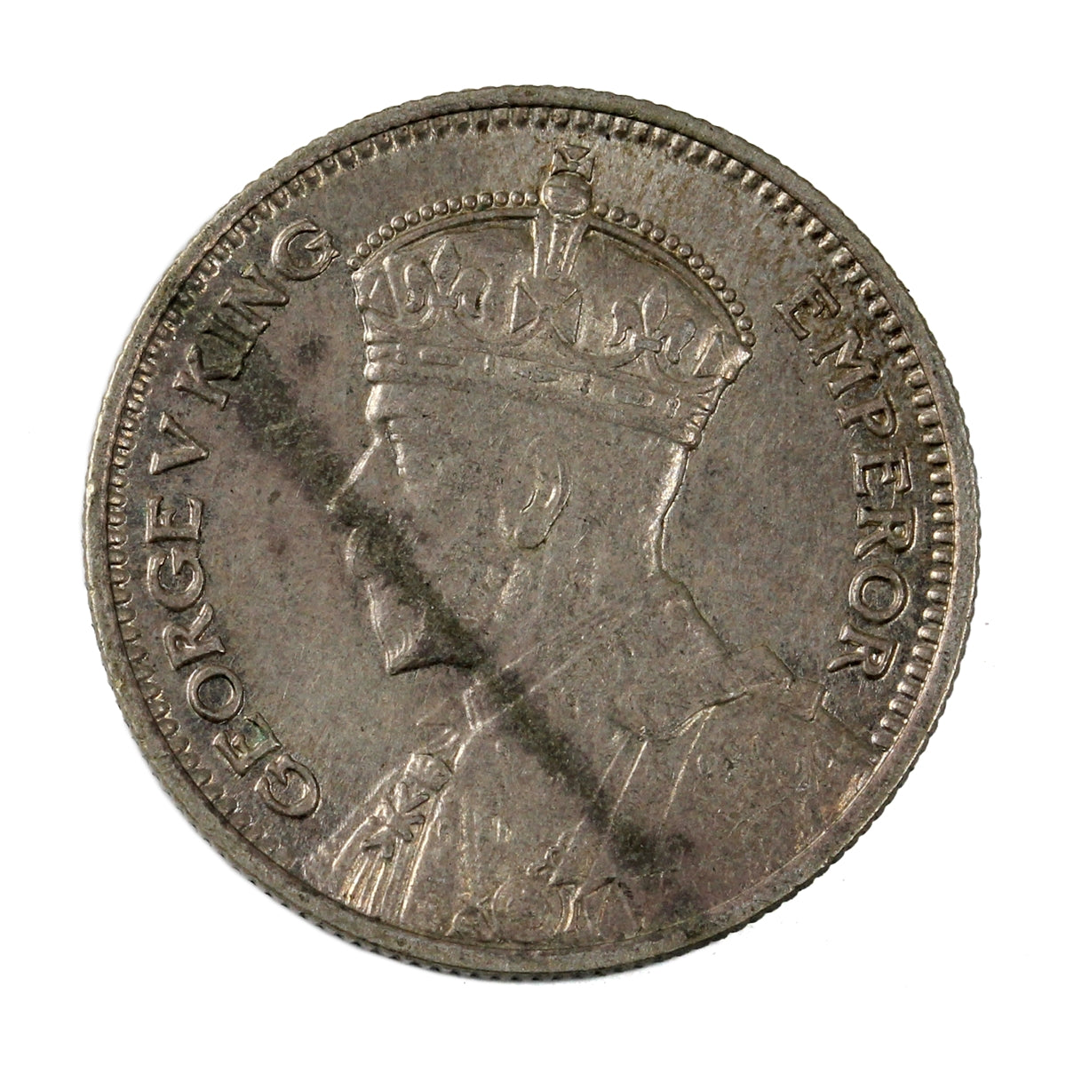 New Zealand 1936 6 Pence Almost Uncirculated (AU50)